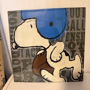 Metal Snoopy Sign (2014)  Wall Decor Sign  Sports Theme Football New